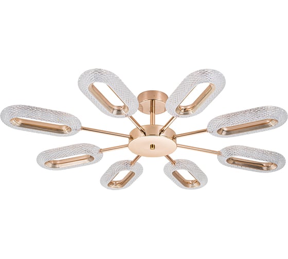 Потолочная люстра ARTE LAMP ovale A2489PL-8GO 1