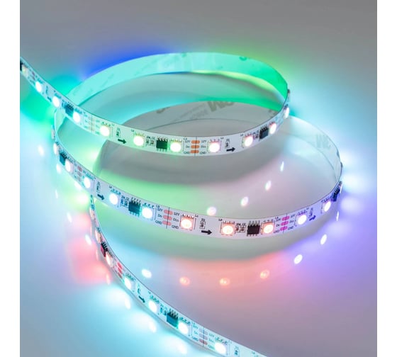 Светодиодная лента Arlight SPI-B60-10mm 12V RGB-PX3 5м 026367(2)