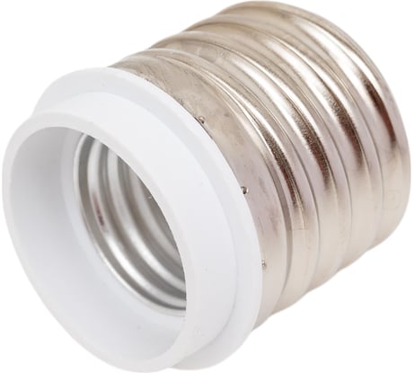 Переходник ЭРА E40-E27, пластик, белый Б0043742