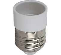 Переходник ЭРА E27-E14, пластик, белый Б0043745