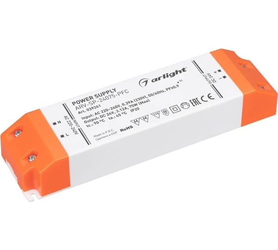 Блок питания Arlight ARV-SP-24075-PFC 1шт 039241 1