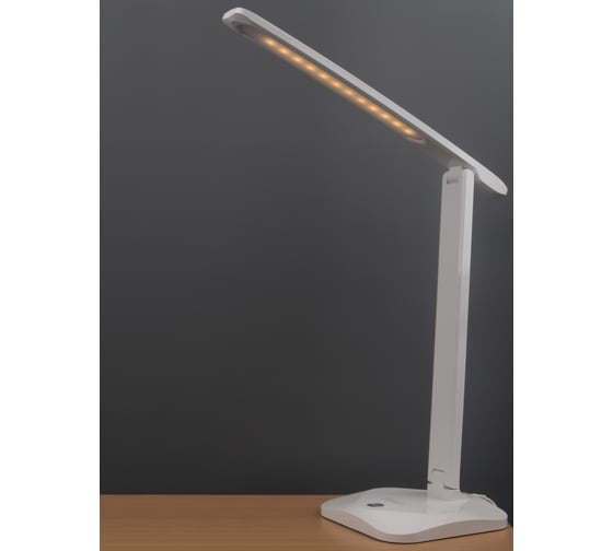 Светодиодный настольный светильник General Lighting Systems 11Вт, 550лм, 2700-6500К, белый свет, сенсорное включение, белый GLTL-045 800045