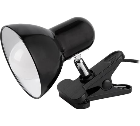 Металлический светильник на прищепке General Lighting Systems Е27, 300х120мм, черный GTL-049 800149