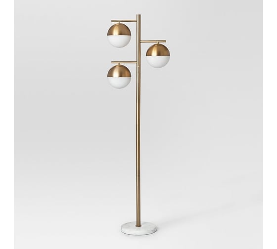 Торшер IMPERIUMLOFT Geneva Glass Floor Lamp Triple 85502-22