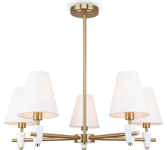 Потолочный светильник Freya pietra 5хe14x40w металл латунь FR5371CL-05BS