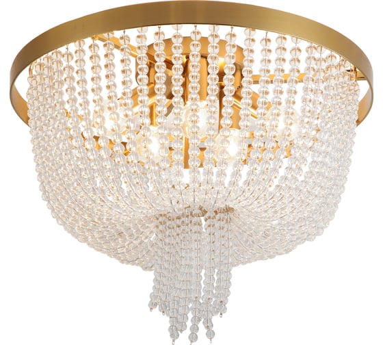 Потолочный светильник Freya ornament 4хe14x60w металл латунь FR1008CL-04BS