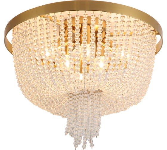 Потолочный светильник Freya ornament 4хe14x60w металл латунь FR1008CL-04BS