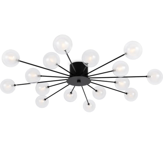 Потолочный светильник Freya celebrity 16хg4x3w металл черный FR5242CL-16B1