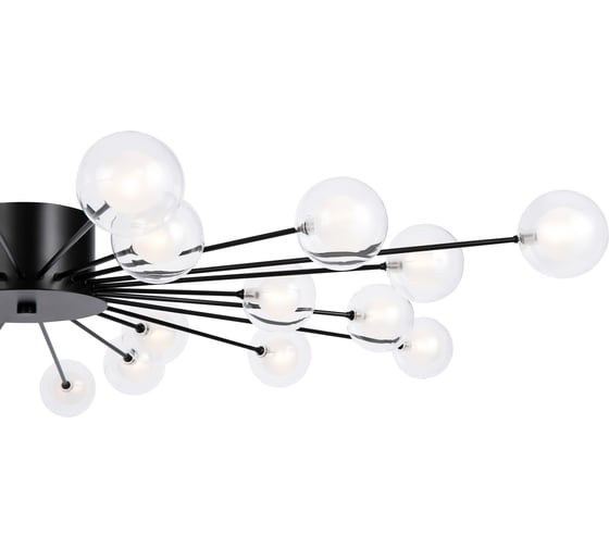 Потолочный светильник Freya celebrity 24хg4x3w металл черный FR5242CL-24B1