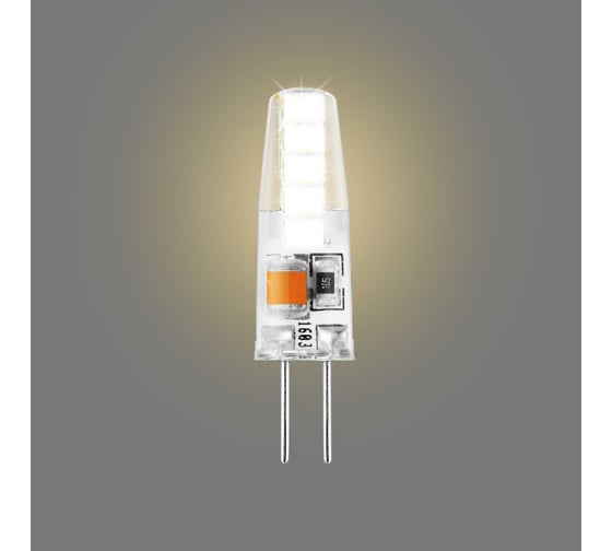 Лампа Gauss basic g4 ac220-240v 2w 180lm 3000k силикон led 1/20/200 1169712
