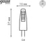 Лампа Gauss basic led-m a60 9w 810lm 4000k e27 led 1/10/50 10202292 7