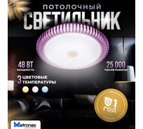 Светодиодный светильник Metronex mlr-01 - 48вт 400мм purple MLR-01PR