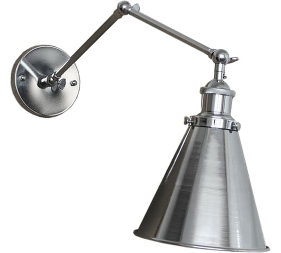 Бра IMPERIUMLOFT 20th c Library Single Sconce Silver II 84947-22 1