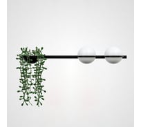 Бра IMPERIUMLOFT PALMA Wall lamp 2 шара + 1 вазон горизонтальная 168497-22