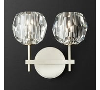 Бра IMPERIUMLOFT RH Boule de Cristal Double Sconce Chrome 156049-22