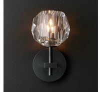 Бра IMPERIUMLOFT RH Boule de Cristal Single Sconce Black 156563-22