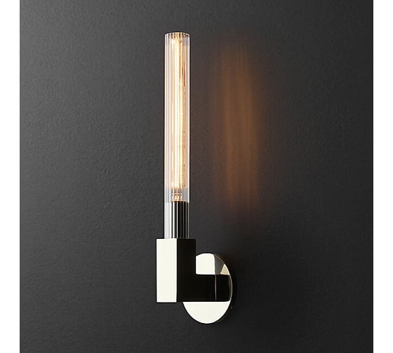 Бра IMPERIUMLOFT RH CANNELLE wall lamp SINGLE Sconces Chrome 147230-22 1