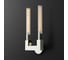 Бра IMPERIUMLOFT RH CANNELLE wall lamp DOUBLE Sconces Chrome 147875-22 1