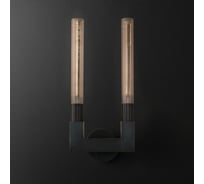 Бра IMPERIUMLOFT RH CANNELLE wall lamp DOUBLE Sconces Black 147874-22