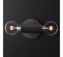 Бра IMPERIUMLOFT RH Utilitaire Inline Sconce Silver 123280-22