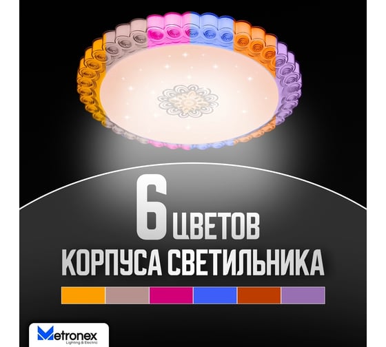 Светодиодный светильник Metronex mlr-05 - 48вт 400мм gold MLR-05GD
