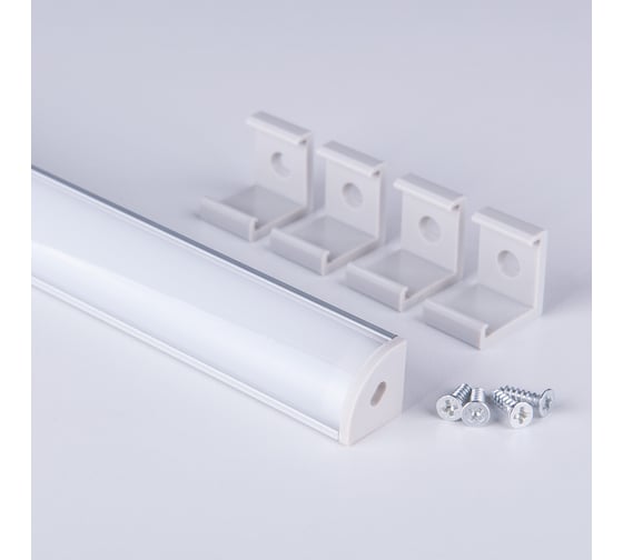 Угловой алюминиевый профиль Elektrostandard LL-2-ALP008 для LED ленты (под ленту до 10mm) a041813