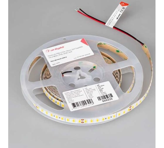 Светодиодная лента Arlight ULTRA-C126-10mm 24V Day4000 , высок.эфф.200 лм 5м 040220