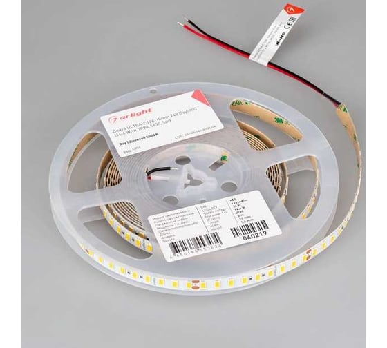Светодиодная лента Arlight ULTRA-C126-10mm 24V Day5000 , высок.эфф.200 лм 5м 040219