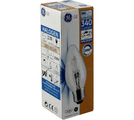 Галогенная лампа General Electric GE HALO S 28W CL E27 76559