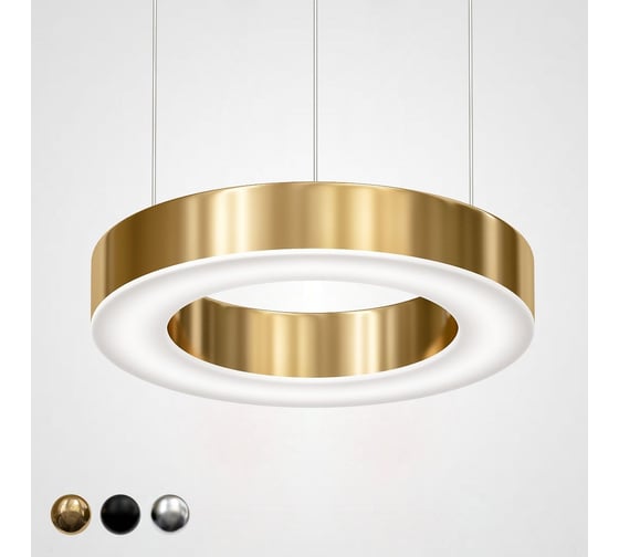 Люстра IMPERIUMLOFT Light Ring Horizontal D30 Золото 177931-22 1