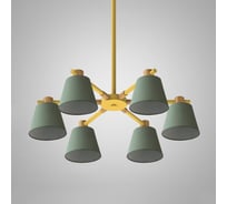 Потолочная люстра на штанге IMPERIUMLOFT NATURA A GREEN 6 177993-26