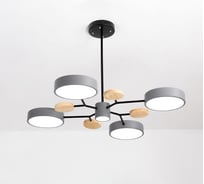 Люстра на штанге IMPERIUMLOFT MEADE 5 lamps Grey 207857-26