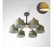 Потолочная люстра на штанге IMPERIUMLOFT EVEN 6 Green 178367-26