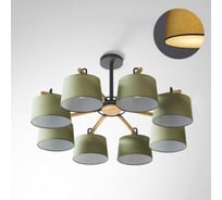 Потолочная люстра на штанге IMPERIUMLOFT EVEN 8 Green 178370-26