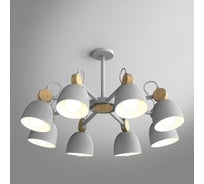 Потолочная люстр на штанге IMPERIUMLOFT ROLLA 8 Gray 178073-26
