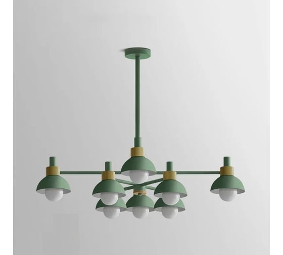 Люстра на штанге IMPERIUMLOFT FANTA A 8 lights Green 193150-26