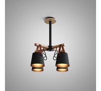 Потолочная люстра на штанге IMPERIUMLOFT NATURA C4 black 151722-26