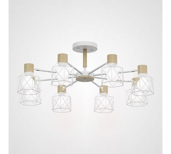 Потолочная люстра IMPERIUMLOFT CORF B3 White 8 lamps 189481-26