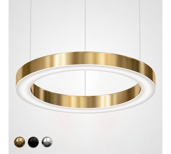 Люстра IMPERIUMLOFT Light Ring Horizontal D60 Золото 177928-22 1