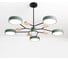 Люстра на штанге IMPERIUMLOFT MEADE 6 lamps Green 207859-26 1