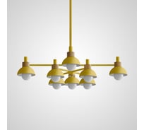 Люстра на штанге IMPERIUMLOFT FANTA A 8 lights Yellow 101568-26