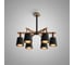 Потолочная люстра на штанге IMPERIUMLOFT NATURA C6 black 178001-26 1