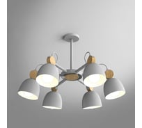 Потолочная люстр на штанге IMPERIUMLOFT ROLLA 6 Gray 178069-26