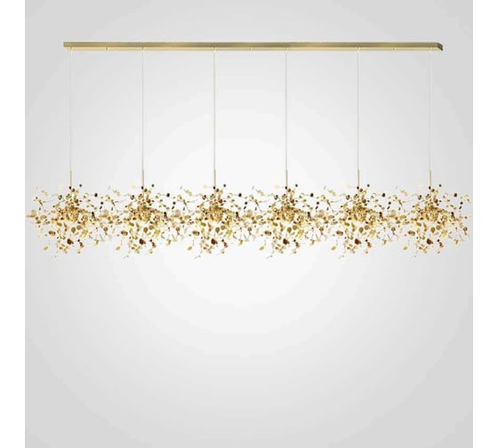 Люстра IMPERIUMLOFT Tezani Argent Suspension Linear Gold 6L 210 177956-22