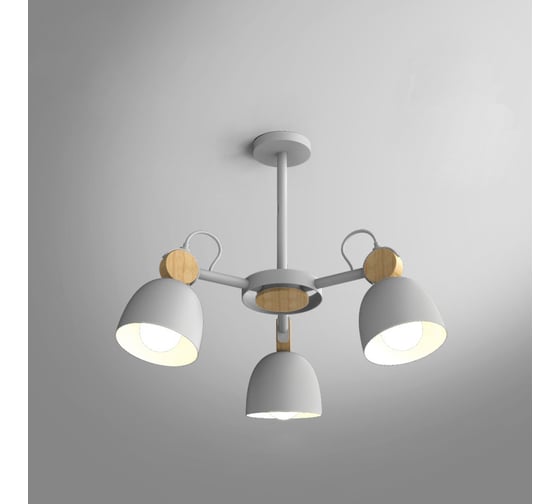 Потолочная люстр на штанге IMPERIUMLOFT ROLLA 3 Gray 101991-26