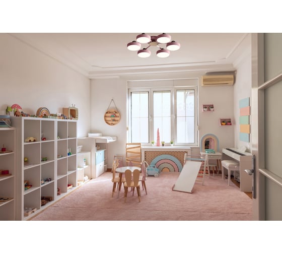 Потолочная люстра IMPERIUMLOFT MOVE 6 Pink 178255-26