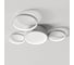 Потолочная люстра в виде колец IMPERIUMLOFT TWINE 4 rings White 204614-26 1