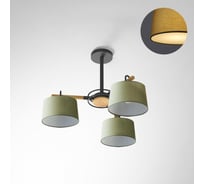 Потолочная люстра на штанге IMPERIUMLOFT EVEN 3 Green 140665-26