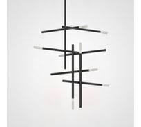 Подвесная люстра IMPERIUMLOFT TRAVERSE H105 Black 207814-26