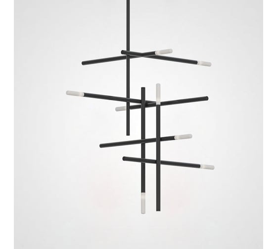Подвесная люстра IMPERIUMLOFT TRAVERSE H105 Black 207814-26 1